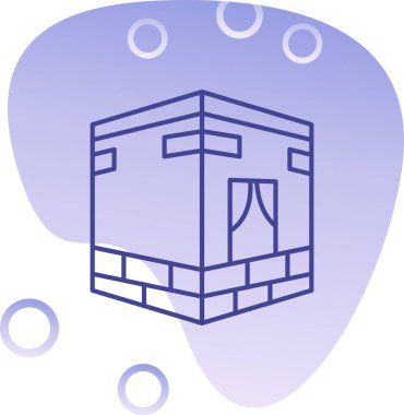 Çizgi film binasının vektör çizimi