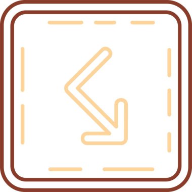 ok yönü sağ vektör simgesi tasarımı