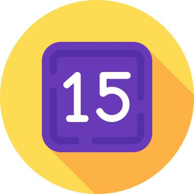 Takvim modern vektör illüstrasyonu