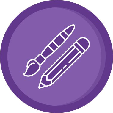 Modern simgenin vektör illüstrasyonu