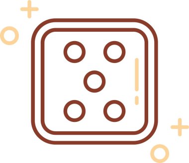 Vektör yiyecek ve sağlık simgesi