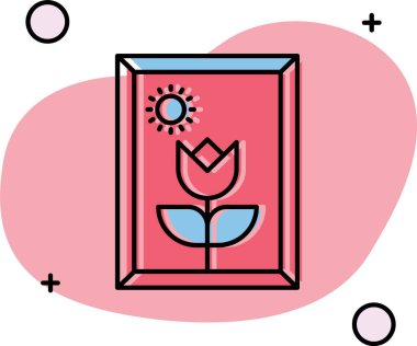 Kutu simgesi tasarım vektörü