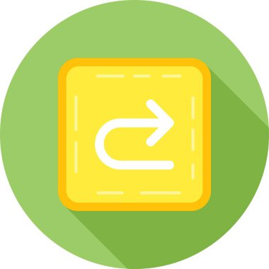 ok simgesinin vektör illüstrasyonu