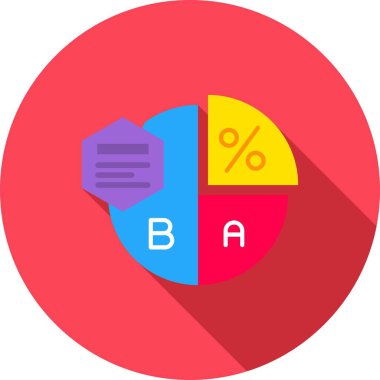 yüzde indirimli vektör simgesi modern basit vektör illüstrasyonu