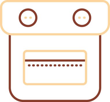 Banka kredi kartı simgesi biçiminde