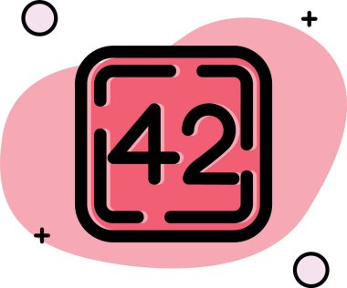 Sevgililer günü kart simgesinin vektör illüstrasyon tasarımı