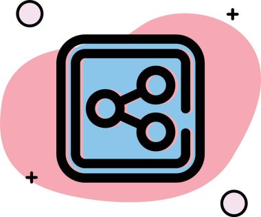 Simgenin vektör illüstrasyonu