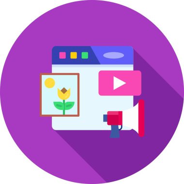 vektör çizim tasarım çiçek simgesinin