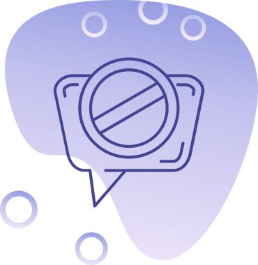 Sohbet mesajı ikonu vektör illüstrasyon tasarımı