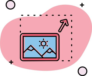 seo modern simgesinin vektör illüstrasyonu