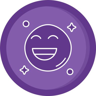 vektör emoji simgesi, vektör illüstrasyonu