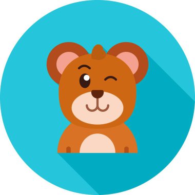 Oyuncak ayı kutsal kişilerin resmi, vektör çizim