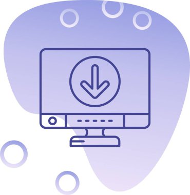 Bilgisayar faresi simgesi. Web için bilgisayar fare vektör simgelerinin basit çizimi