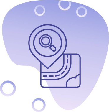 Beyin analiz simgesi, vektör illüstrasyonu