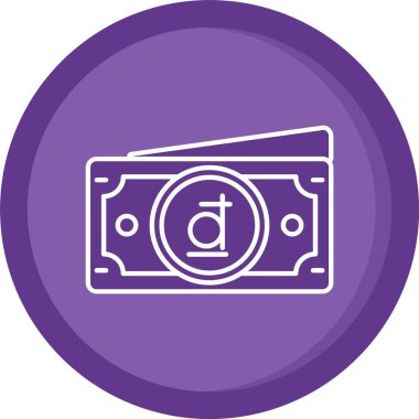 Dolar simgesi vektör illüstrasyonu