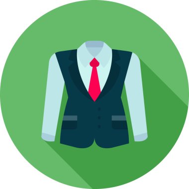 moda ceket vektör simgesi