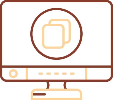 vektör dizüstü simgesi illüstrasyonu