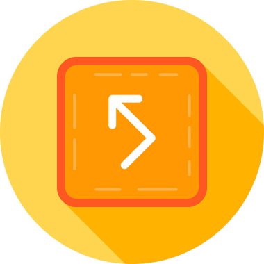 ok simgesi, vektör illüstrasyonu