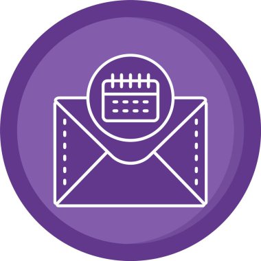 Vektör E- posta simgesi illüstrasyonu