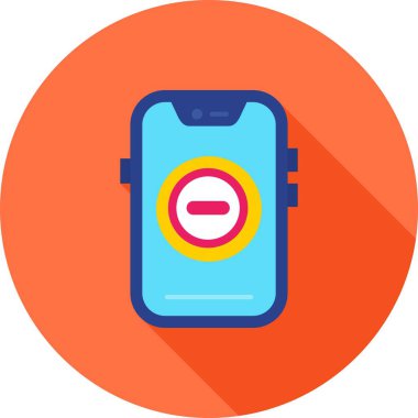 akıllı telefon simgesi vektör illüstrasyonu