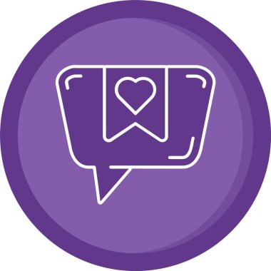 Vektör iletisi Simgesi illüstrasyonu