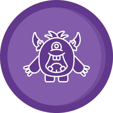 Benzersiz baykuş vektör çizgisi simgesi