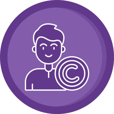 Dizüstü bilgisayarı olan bir adamın vektör çizimi