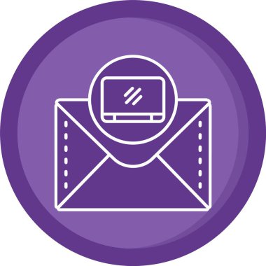 e- posta simgesi vektör illüstrasyonu