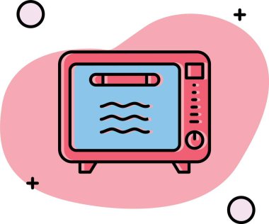 Klima ikonu vektör illüstrasyonu