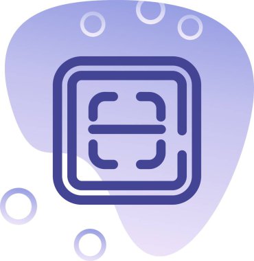 Modern b 'nin vektör illüstrasyonu eksik simgesi