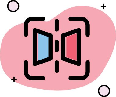 Vektör Kalp Ağı simgesi