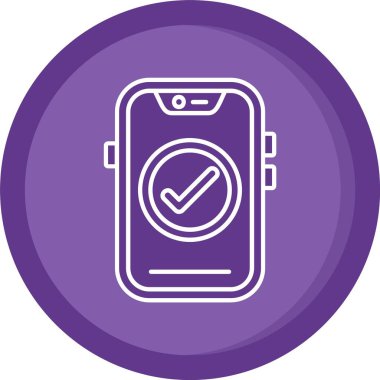 vektör cep telefonu ico
