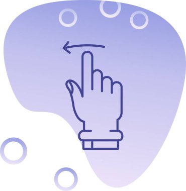 Parmakla işaret eden işaret simgesi