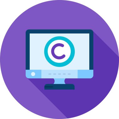 Web tasarımı ve geliştirme renkli vektör simgesi.