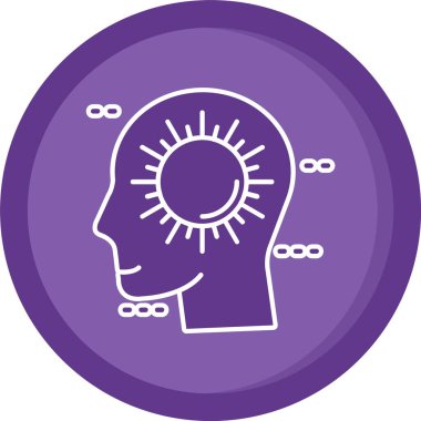 Bir beyin vektör çizim