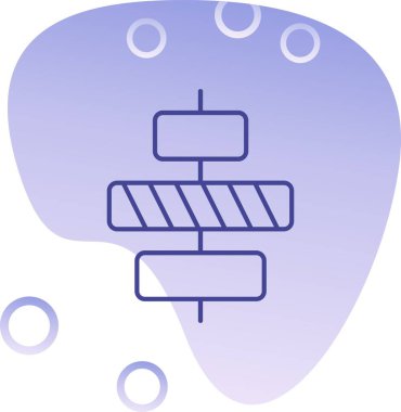 Beyin simgesi, vektör illüstrasyonu