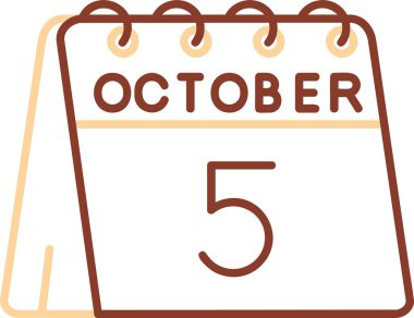 Eylül sözcüğüyle takvimin vektör illüstrasyonu.