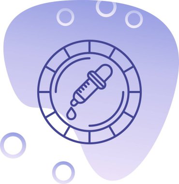 Modern simgenin vektör illüstrasyonu