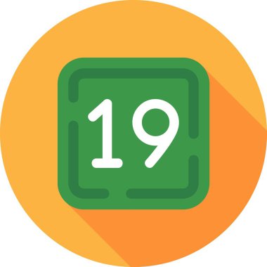 Kişisel ve ticari kullanım için takvim tarihi vektör simgesi simgesi vektör çizimi..