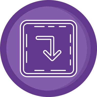 ok simgesinin vektör illüstrasyonu