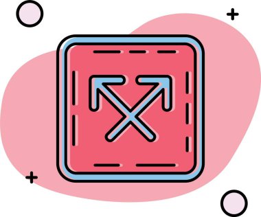 vektör illüstrasyon simgesi, dijital duvar kağıdı