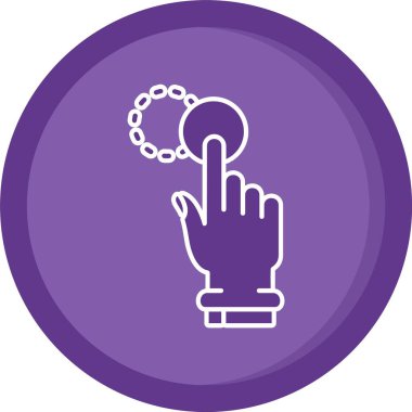 el ele tutuşan ampul simgesi, izometrik biçim