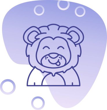 Balonlu, dilli, hayvandan çıkmış şirin bir ayı.