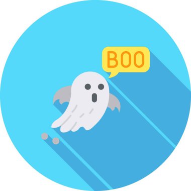 Hayalet simgesi, vektör illüstrasyonu