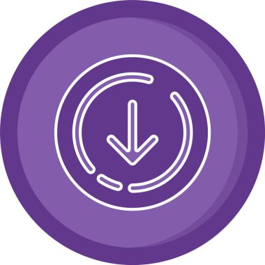 ok simgesi, vektör illüstrasyonu