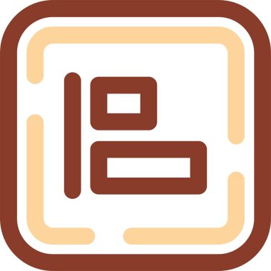 Kahve çekirdeği ikonu. Fasulye rengi kahve vektörü simgesi düz izole