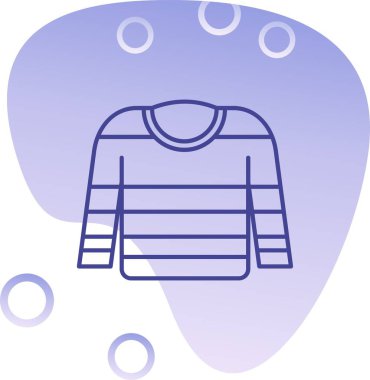 giysi simgesi, vektör illüstrasyonu