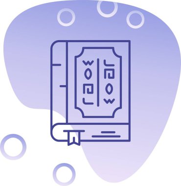 Benzersiz denetim sistemi çizgi vektör simgesi