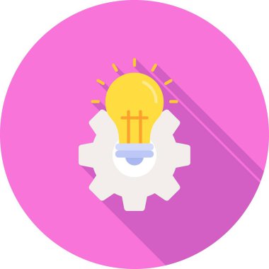 Ampul. Web simgesi vektör illüstrasyonu