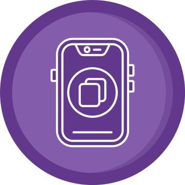 Vektör telefon simgesi illüstrasyonu